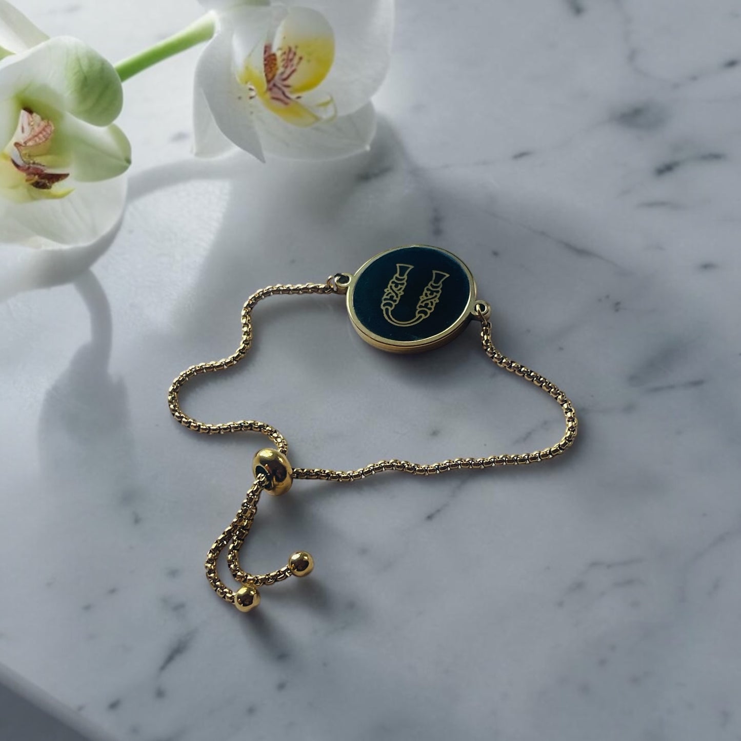 Women Armenian Classic Initial Letter Bracelets. (Waterproof)