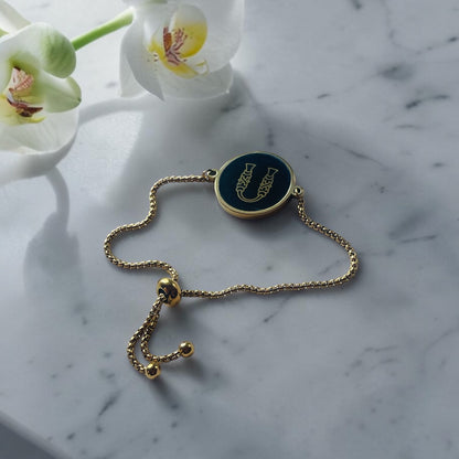 Women Armenian Classic Initial Letter Bracelets. (Waterproof)