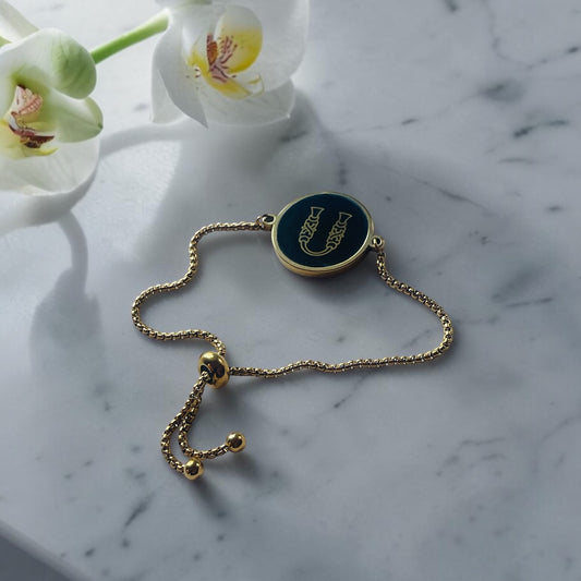 Women Armenian Classic Initial Letter Bracelets. (Waterproof)
