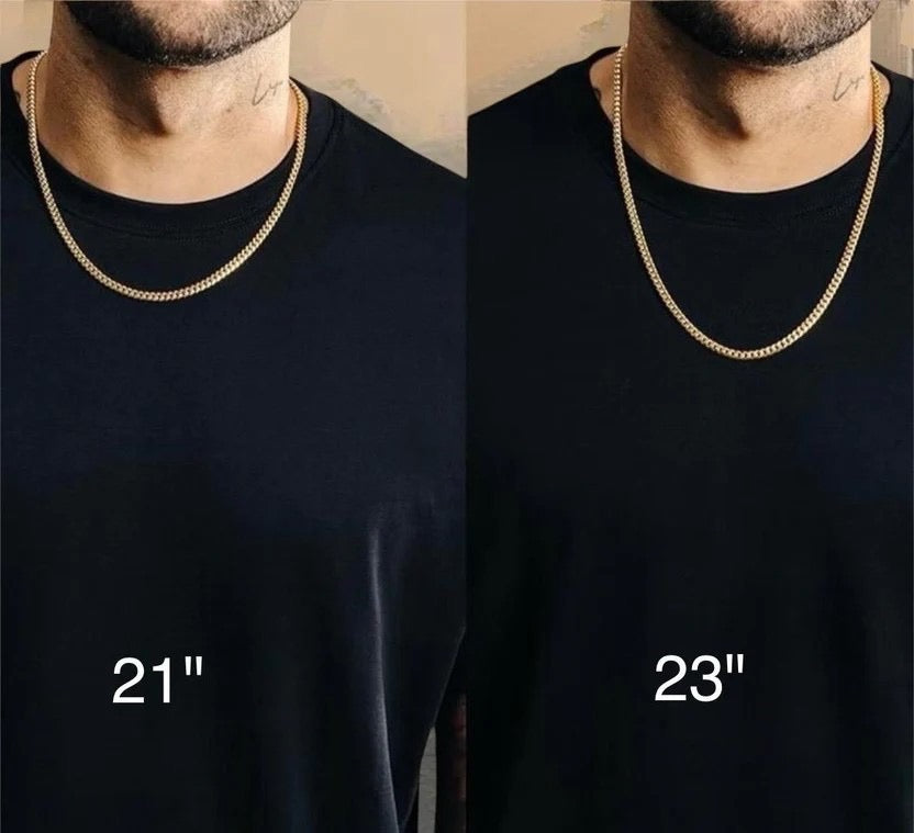 Men’s Figaro Chain with Name  Bars