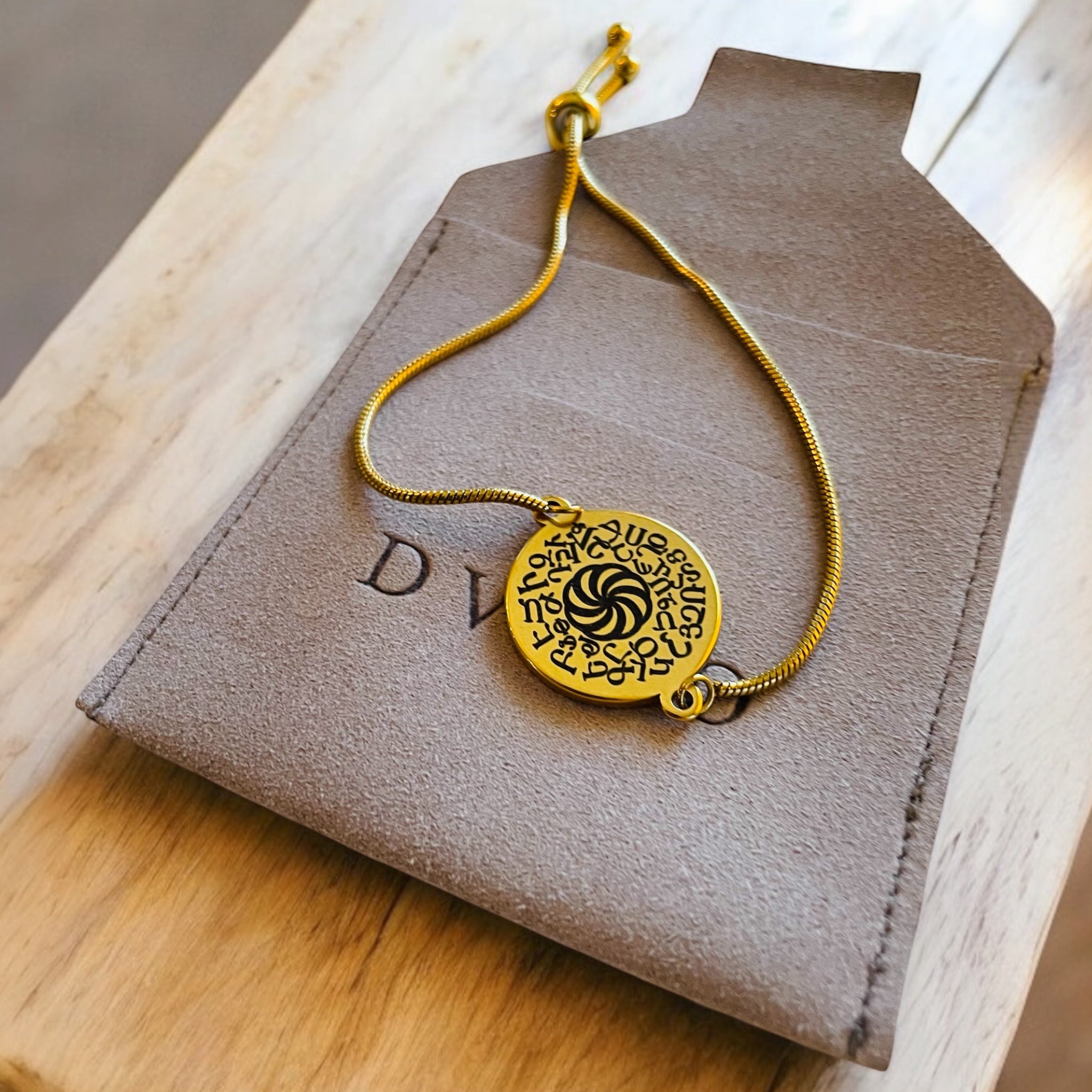 Women Armenian Classic Initial Letter Bracelets. (Waterproof)