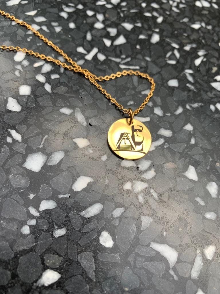 Tatik and Papik Gold Plated Necklace - Personalized Backside