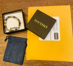 Personalized Men's Jasper Stone Bracelet: Engraved Name Beads