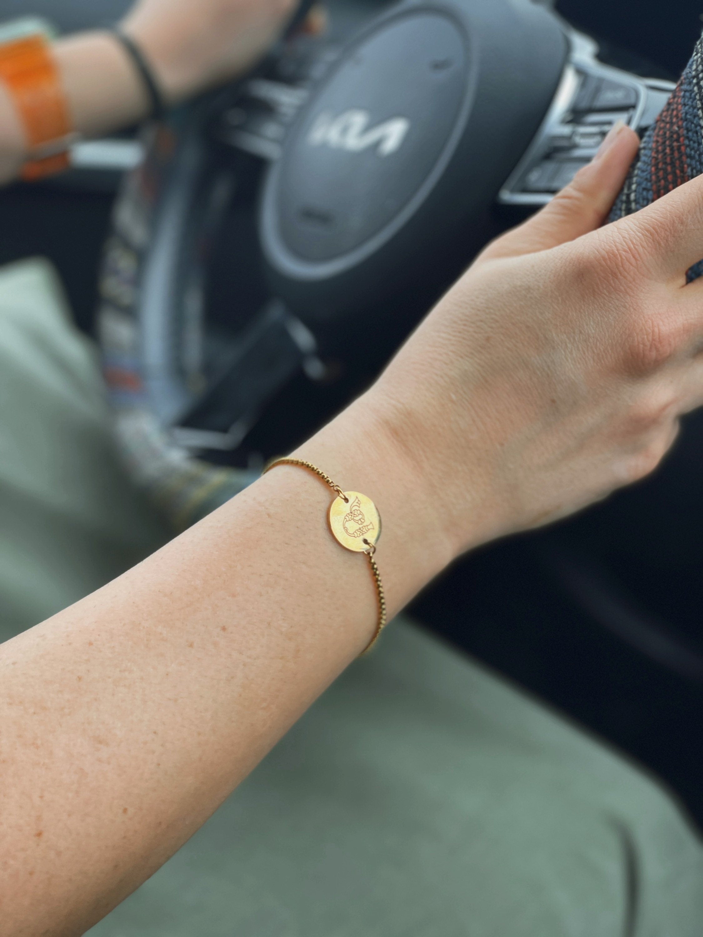 Women Armenian Classic Initial Letter Bracelets. (Waterproof)