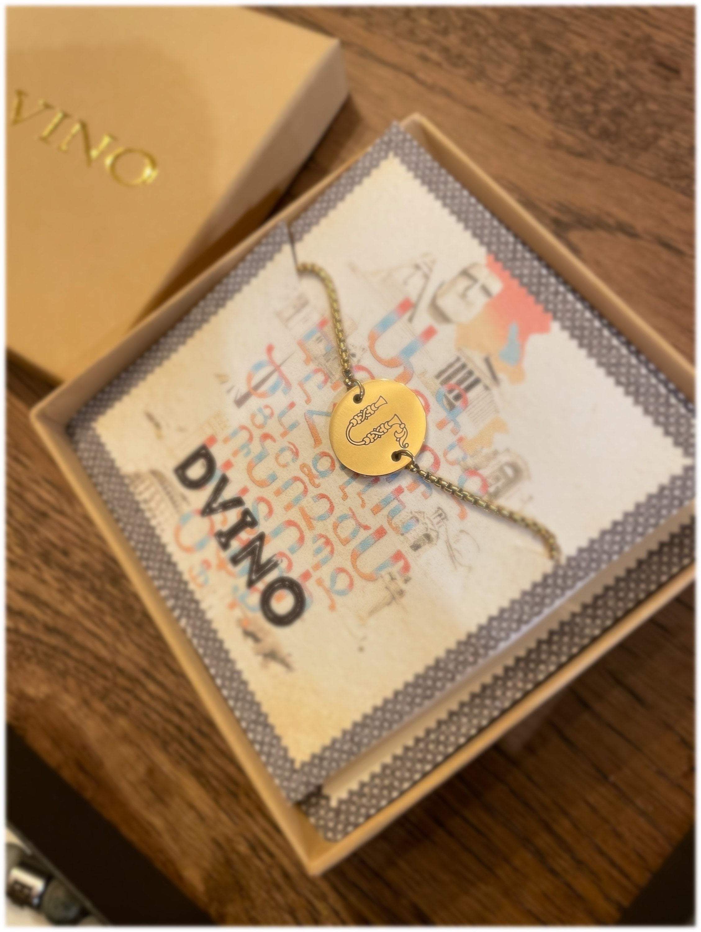 Women Armenian Classic Initial Letter Bracelets. (Waterproof)