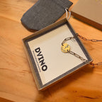 18K Gold Plated Birth Flower Necklace: Personalized Birthday Gift