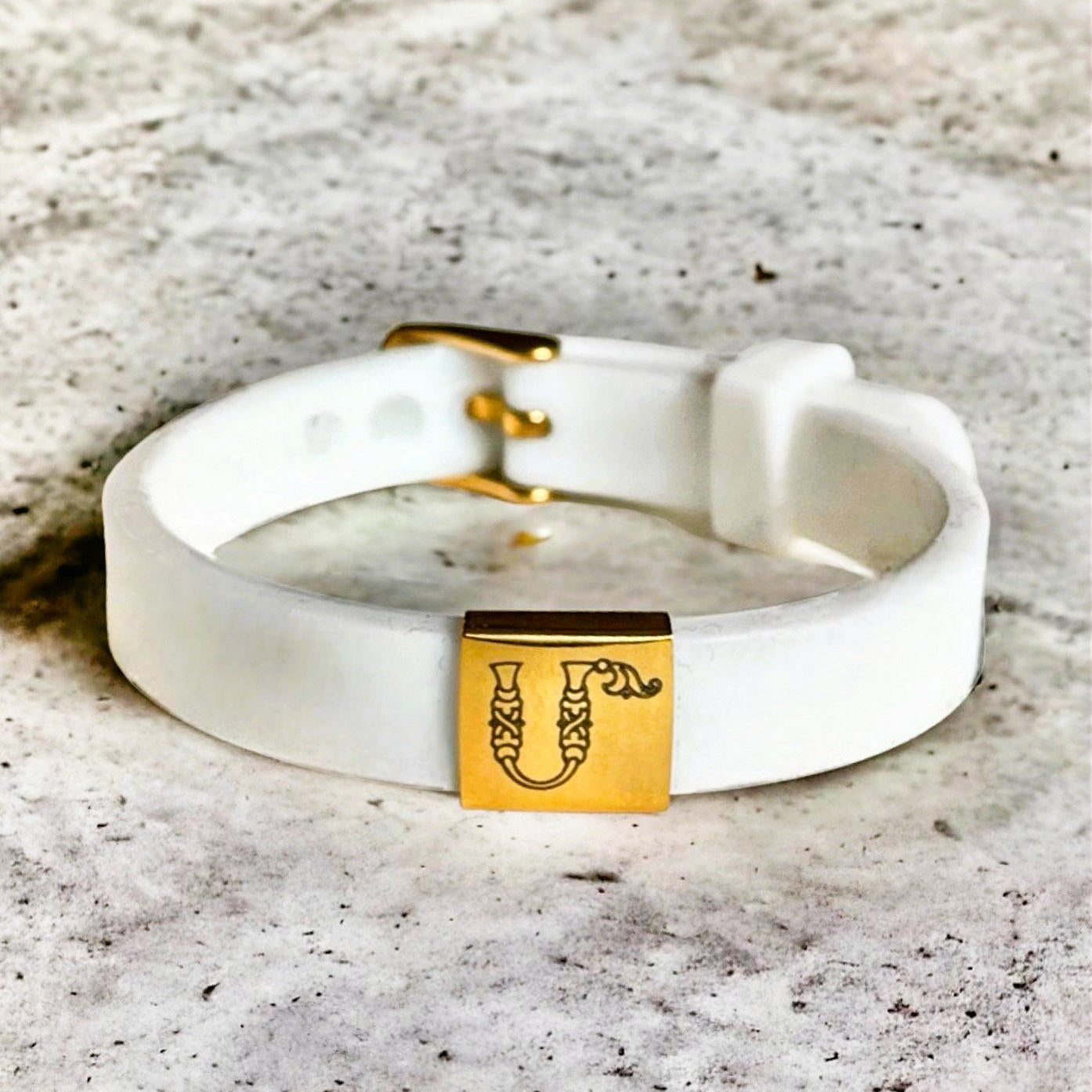 Armenian Classic Initial letter Gold Plated Bracelets