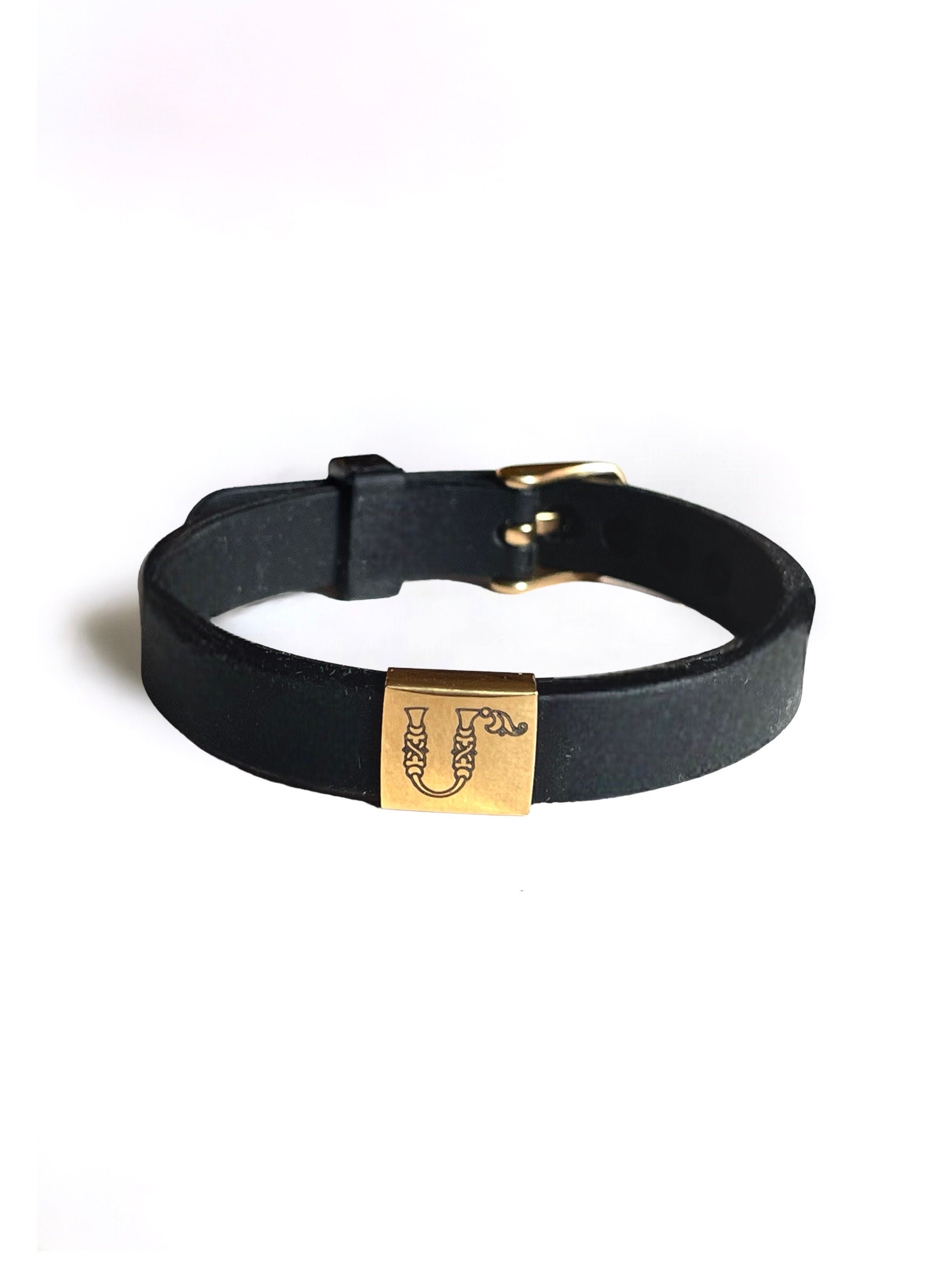 Armenian Classic Initial letter Gold Plated Bracelets