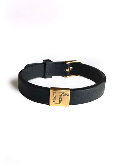 Armenian Classic Initial letter Gold Plated Bracelets