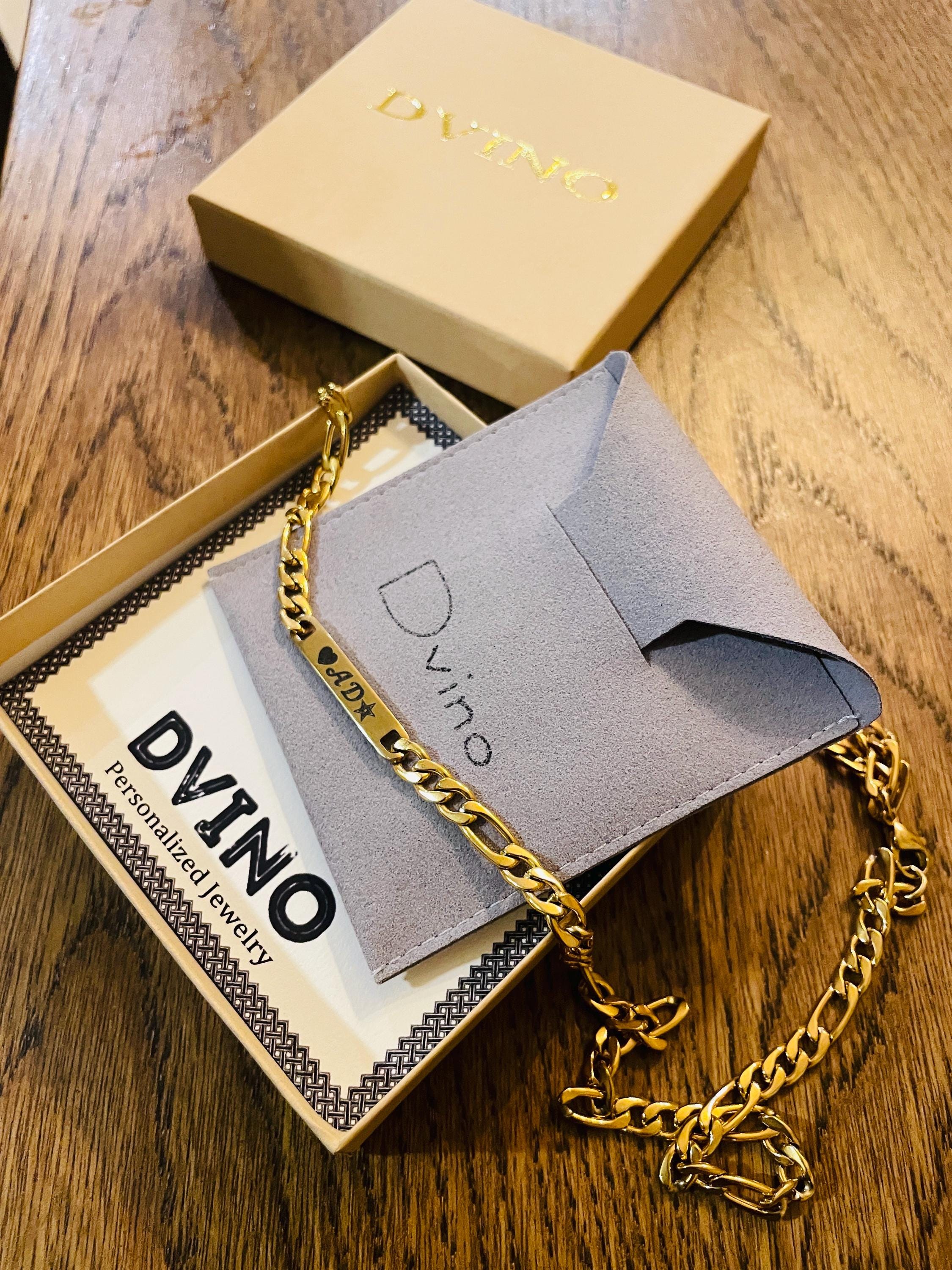 Women’s Figaro Chain with Name  Bars