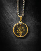 Armenian Dashnak Necklace with back personalization.