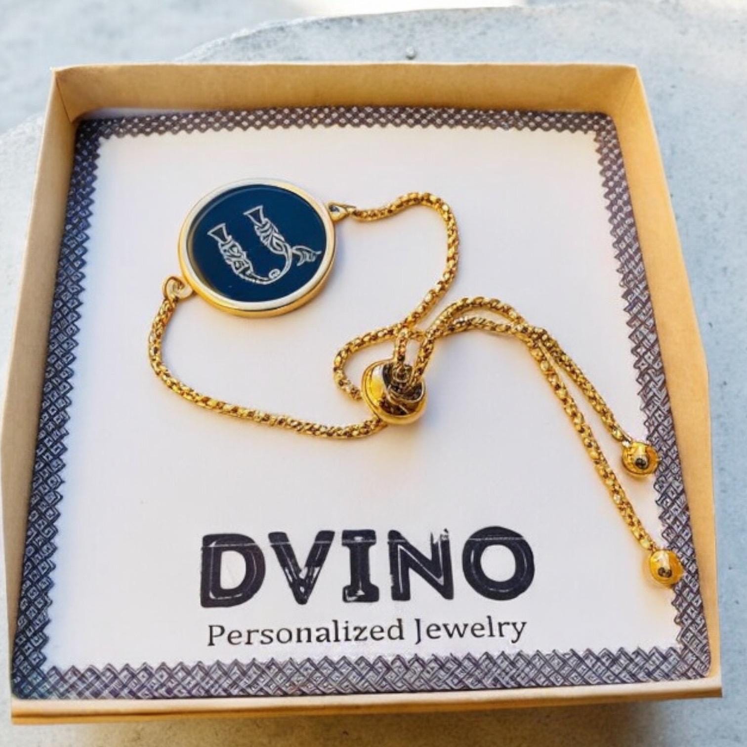 Women Armenian Classic Initial Letter Bracelets. (Waterproof)