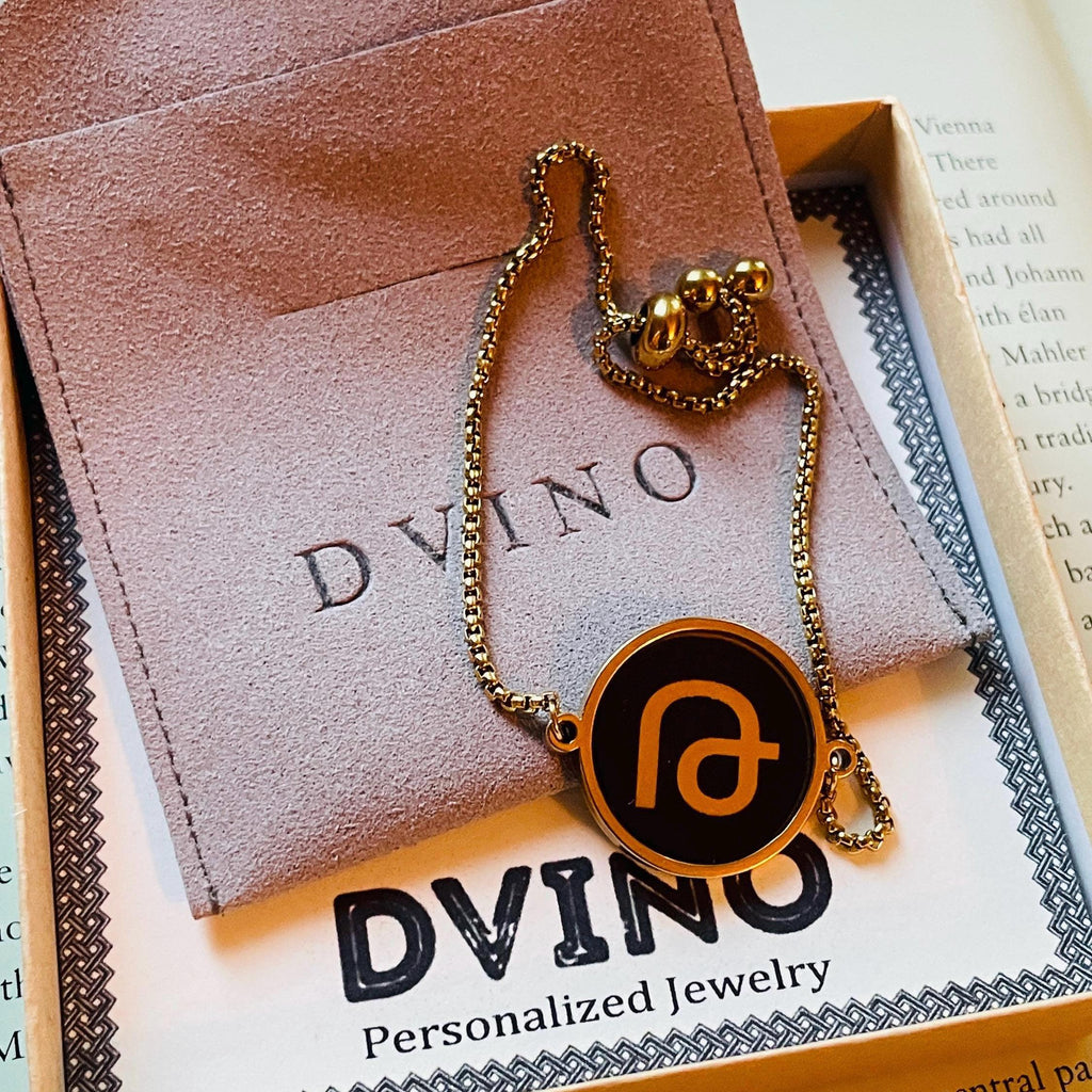 Armenian Initial Letter Bracelets & Engraved name on backside.
