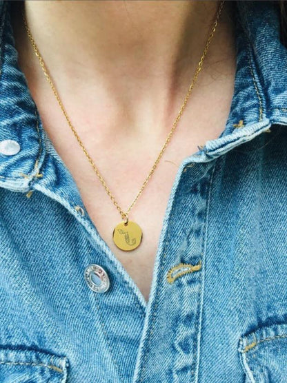 Armenian Classic Initial letter Necklaces.