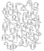 Armenian Classic Initial letter Necklaces.