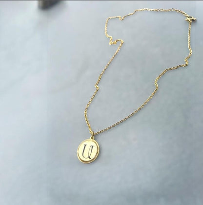 Armenian Modern Initial letter Necklaces.