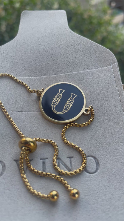 Women Armenian Classic Initial Letter Bracelets. (Waterproof)
